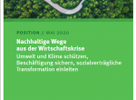 Cover "Nachhaltige Wege aus der Wirtschaftskrise"