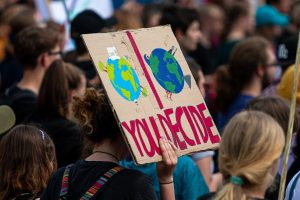 Demonstration für Klimaschutz